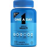 One A Day Multivitamin For Men - Daily Mens Multivitamins With Vitamin D, Zinc, Folic Acid, And B Vitamins, Physical Energy Support, 200TABLETS