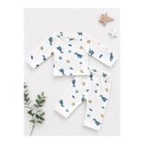 ONE bebek Dinosaur Desıgn Erkek İkili Bebek Takımı Pijama