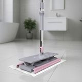 One Click Mop Paleti 4xl Büyük Palet 32CM, 8 Adet Bez Hediyeli, Asansörlü Mekanizma Çok Pratik, Tembel El Değmeden Islak Havlu ve Bez Kullan At Otomatik, Kullan At Bezlerin Hepsine Uyumludur.