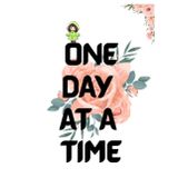 One Day At A Time 160 page book: Daily Notebook and Log Book with Elegant Layout and Spacious Lines for Mindful Journaling ,Daily Log and Reflection ... Layout for Tracking Goals and Routines
