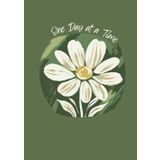 One Day at a Time Notebook: A nature inspired notebook to bring clarity and peace through a daily journal.