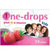 One Drops Kids C Vitamini Çilek 24 Adet Pastil