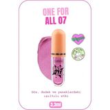 One For All Eyes & Lips & Cheeks Işıltılı Likit Göz farı - 07 Pretty Violet