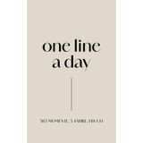 one line a day: 365 MOMENTE, 5 JAHRE, 1 BUCH