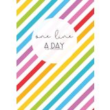 One Line a Day - Ein Satz am Tag: Dein farbenfrohes 5-Jahres-Tagebuch | Regenbogen-Design | Achtsamkeit & Selbstreflexion