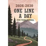 One Line a Day Five Year Journal 2026-2030: 5 Year Memory Book Simple Daily Journaling Vintage Floral Nature Style