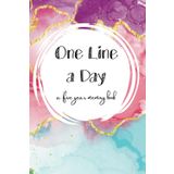 One Line a Day Journal: A Five Year Memory Book | 6 x 9 inches, 367 pages | Diary for Women, Men, Teens
