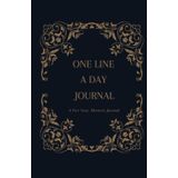 One Line A Day Journal: A Five Year Memory Journal (Hardcover)