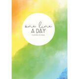 One Line a Day oder Ein Satz am Tag: Dein farbenfrohes 5-Jahres-Tagebuch | Regenbogen-Design | Achtsamkeit & Selbstreflexion