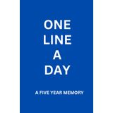 ONE LINE A DAY , RULED JOURNAL FOR MENS, WOMENS, COLLEGE STUDENTS, HARDCOVER, (5.5 x 8.5inch)., 372 pages