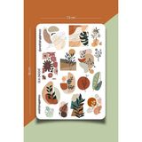 One Little Happiness Aesthetic Çiçek Temalı Sticker Seti | Bullet Journal Sticker | Defter | Çıkartma | Scrapbook