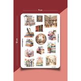One Little Happiness Kitap (Book) Temalı Sticker Seti | Bullet Journal Sticker | Defter | Çıkartma | Scrapbook