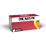 One Nation 27ER Premium Nargile Kömürü 1 kg Siyah Renkli %100 Doğal Hindistan Cevizi Kabuğu