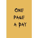 One Page a Day: A lined journal for daily thoughts and ideas