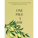 One Page a Day: Daily Journal for Clarity and Stress Relief (LEMON): Write Freely, One Page at a Time, and Unlock Peace of Mind