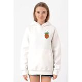 One Piece Anime Bara Bara Devil Fruit Beyaz Kadın 3İp Kapşonlu Sweatshirt