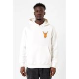 One Piece Anime Bepo Beyaz Erkek 3İp Kapşonlu Sweatshirt