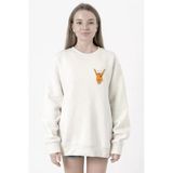 One Piece Anime Bepo Beyaz Kadın 2ip Sweatshirt