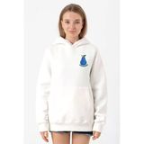 One Piece Anime Gura Gura Devil Fruit Beyaz Kadın 3İp Kapşonlu Sweatshirt