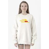 One Piece Anime Luffy The Pirate King Beyaz Kadın 2ip Sweatshirt