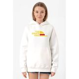 One Piece Anime Luffy The Pirate King Beyaz Kadın 3İp Kapşonlu Sweatshirt