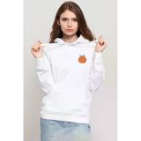One Piece Anime Mera Mera Devil Fruit Beyaz Kadın 3İp Kapşonlu Sweatshirt
