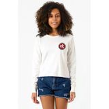 One Piece Anime Ninja Org. N.s Ekstra Uzunkol Sweatshirt Ekru