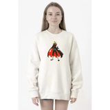 One Piece Anime Sanji Beyaz Kadın 2ip Sweatshirt