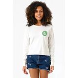 One Piece Anime Santoryu Style Fast Blue Ekstra Uzunkol Sweatshirt Ekru