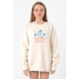 One Piece Anime Tony Tony Chopper Jolly Roger Ekru Kadın 2ip Sweatshirt