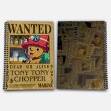 One Piece Chopper Kareli A4 Okul Defteri 72 Yaprak Model 1 - Hasır Şapka Serisi - Baskılı
