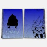 One Piece Jinbe Çizgili A4 Okul Defteri 72 Yaprak Model 2 - Hasır Şapka Serisi - Baskılı