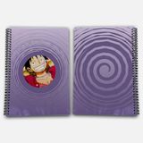 One Piece Luffy Kareli A4 Okul Defteri 72 Yaprak Model 3 - Hasır Şapka Serisi - Baskılı