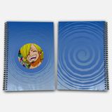 One Piece Sanji Çizgili A4 Okul Defteri 72 Yaprak Model 3 - Hasır Şapka Serisi - Baskılı