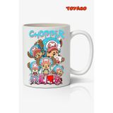 One Piece Tony Chopper Anime Temalı Beyaz Kupa Bardak Sevgiliye Arkadaşa Hediye Beyaz