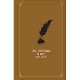 One sentence a day for 5 years BROWN: A Five Years Memory Memory Book