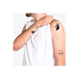 ONE SPRAY TATTOO Berlin City Pack Tekli Dövme Şablonu, Geçici Vücut Dövmesi, Suya Dayanıklı