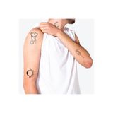 One Spray Tattoo Ephesus City Pack Dövme Şablon Seti + Siyah Sprey, Geçici Vücut Dövmesi