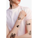 ONE SPRAY TATTOO Happy Halloween Dövme Şablon Seti 19 Desen
