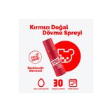 ONE SPRAY TATTOO Kırmızı Doğal Geçici Dövme Spreyi, 50 ml, Vücut Dövmesi Boyası, Şablon Uygulaması