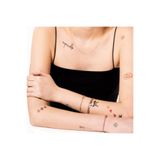 ONE SPRAY TATTOO Stockholm City Pack Tekli Dövme Şablonu, Kına Kalıbı & Tattoo Stencil, Geçici Vücut Dövmesi