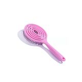 One Step Beauty 3d Profesyonel Açma Tarama Saç Fırçası Pembe Oval
