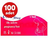 One Step İlk Adım Gebelik Testi - 100 Adet