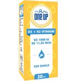 One Up Vitamin D3 K2 20 ml Damla