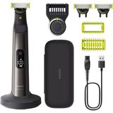 Oneblade Pro 360 Otantik Elektrikli Sakal Düzeltici, Yüz Ve Vücut İçin Tıraş Makinesi, 3 X 360 Bıçak, 20 Uzunlukta Tarak, Vücut Kiti, Şarj Standı, Seyahat Kılıfı, Qp6652/35