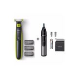 Oneblade Şekillendirici Tıraş Makinesi + Kaş, Burun ve Kulak Kılı Makinesi Hediye