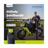 Oneblade Yüz Için Hibrit Tıraş Makinesi, Sakal Şekillendirici, Islak/kuru Kullanım, 3 Kirli Sakal Tarağı, Çift Taraflı Bıçak, 45 Dakika Kablosuz Performans, QP2724/10 - Option-1