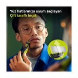 Oneblade Yüz Için Hibrit Tıraş Makinesi, Sakal Şekillendirici, Islak/kuru Kullanım, 5’i 1 Arada Ayarlanabilir Tarak,çift Taraflı Bıçak, 45 Dakika Kablosuz Performans, QP2724/20 - Option-1 - 001-Beyaz