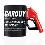 Onebttl Car Guy Erkekler İçin Hediye, O - Yakıt İkmali Kahve Kupası - Araba Severler için Hediye - 14 oz/400 ml Komik Seramik Kupa - İsim