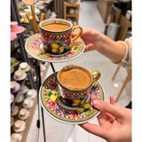 Onedekor 2 Kişilik Lemoon Double Kahve Fincanı - Renkli - 180 ml